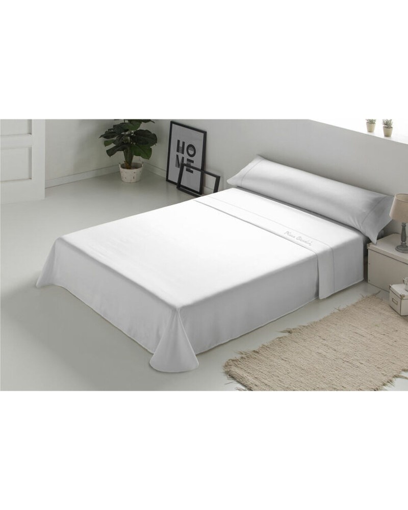 Pierre Cardin ARCADIA Cotton Bed Sheets, White Osimano Double
